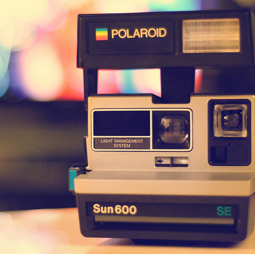 camera, polaroid and polaroid camera