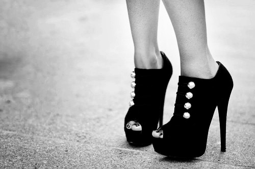 black and white, fashion and shoe