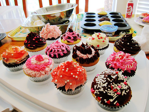 amazing, colorful and cupcake