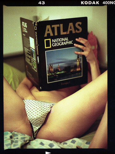 atlas,  book and  girl