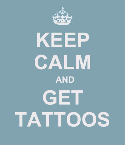 blue calm cool get tattoos quote tatto