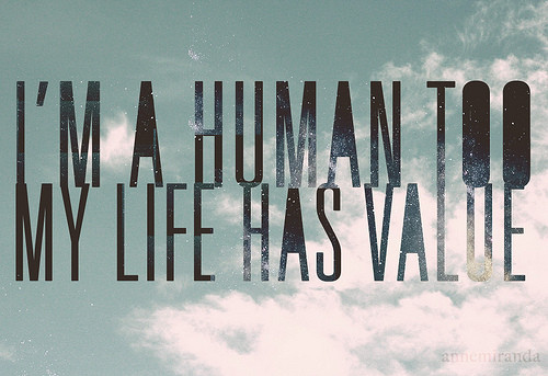 human, life and quote