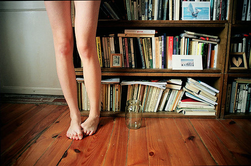 beautiful, books and feet