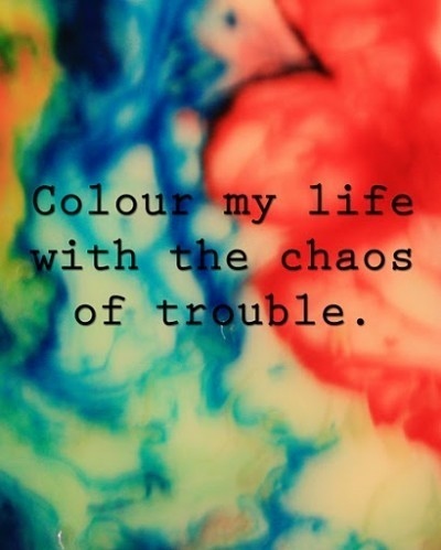 art, chaos and color