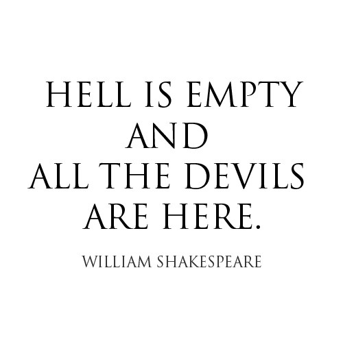 devils, quotes and words