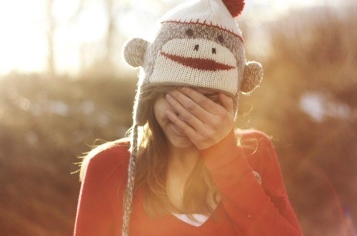 cap, crafts, cute, face, girl, hand