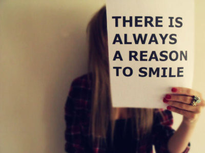 happy,  reason and  smile