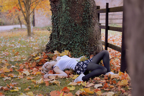 autumn, beautiful, chicas, colours, countryside, emotions