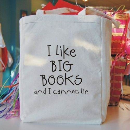 bag, big books and books