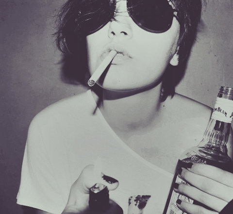 cigarete, cigarette and drink