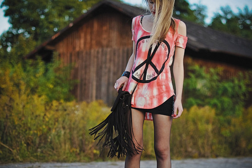 fashion, girl and hippie