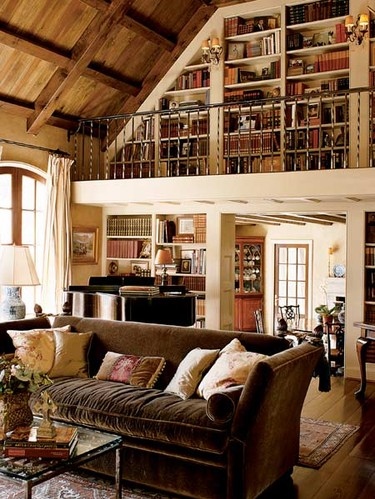 beautiful, books and bookshelves