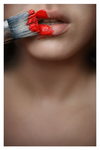 creativity, girl and lips