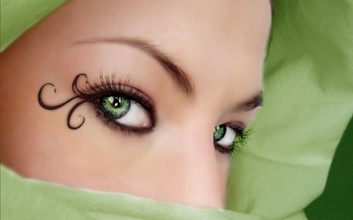 beauty,  eyes and  green
