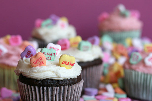 awesome, colorful and cupcake valintime candy