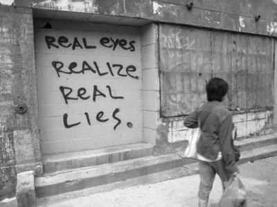 clever, creativity, graffiti, grafitti, lies, philosophy