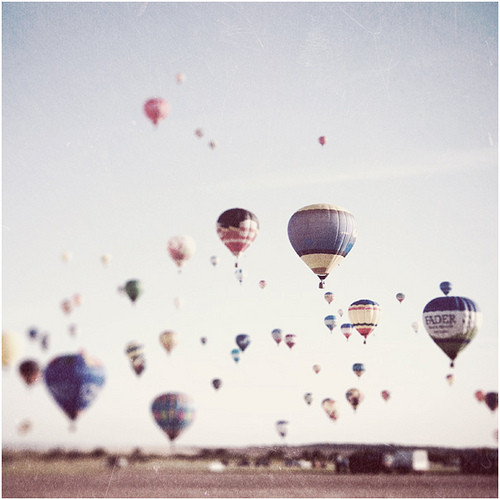 air, balloons and blue