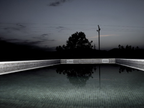 night, photography and pool