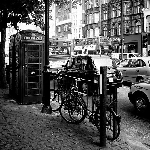 black, black and white and london