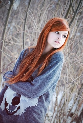 beautiful, ginger and girl