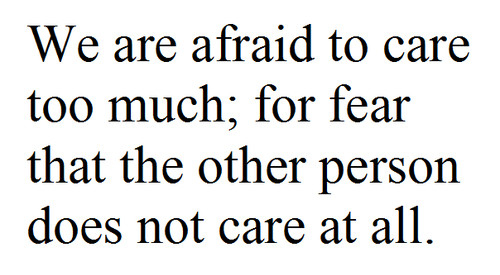 afraid,  care and  dear