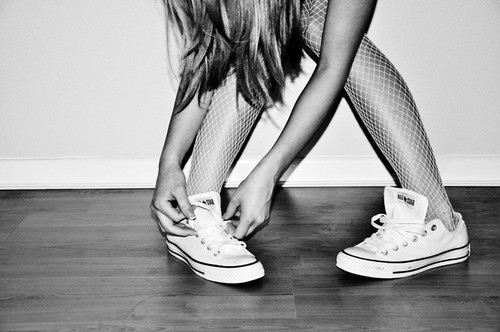 all star, blonde and converse