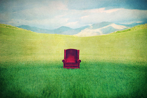 art, chair and color