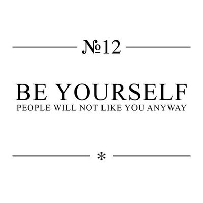 be yourself, beyourself and buddy