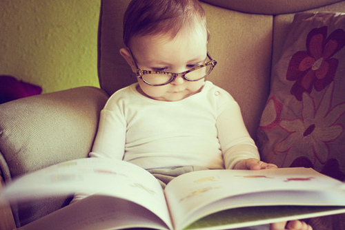 baby, book and cute