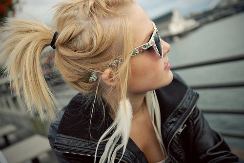 blond, blonde and feather