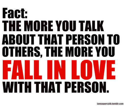 all about love, fact and fall in love