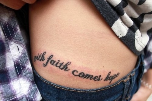 faith, hip piece and hope
