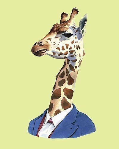 animals, animals in suits and art
