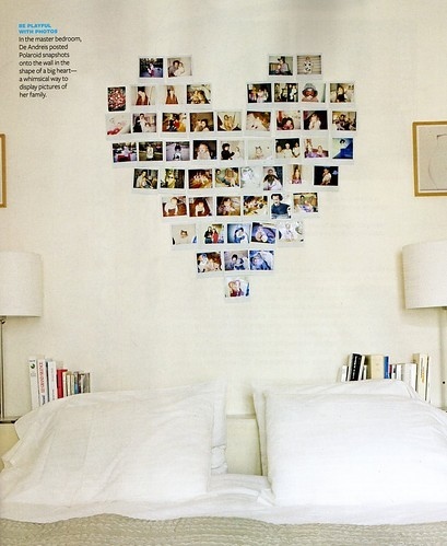 bed, bedroom, collage, corazones, creative, decor - image #27278 on 