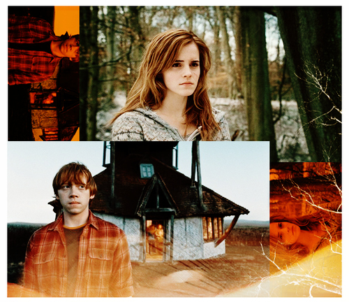 deathly hallows, emma watson and harry potter