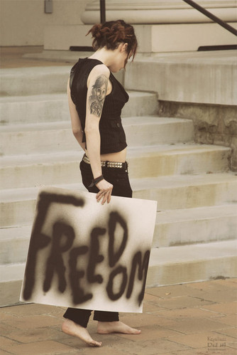 expressive, freedom and girl