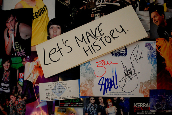 all time low, autographs and bowling for soup