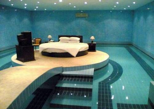architecture, bed pool and bedroom