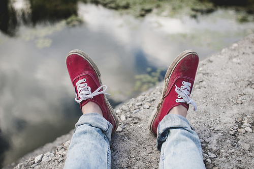 keds, red and shoes