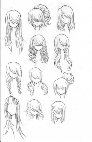 art, drawing, drawings, fashion, hair, hairstyle