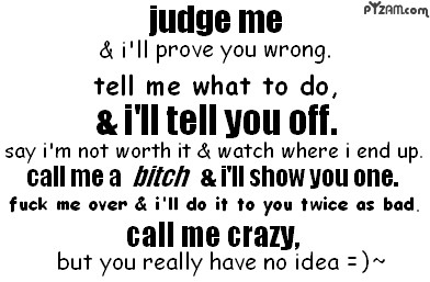 judge me,  message and  quote