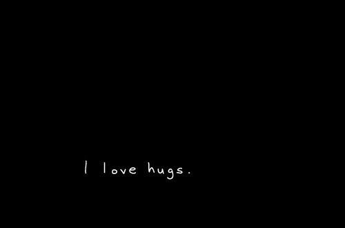 black, cute and hugs
