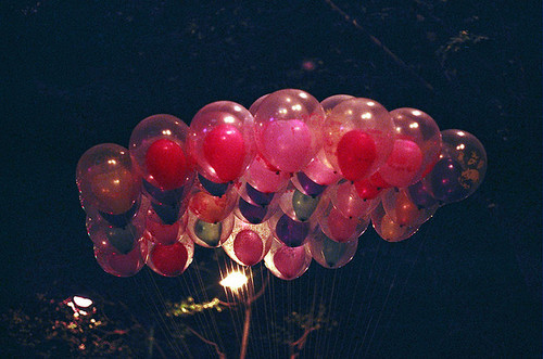 balloons, balloons in balloons and color