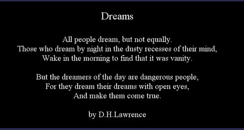 dream,  dreamers quote and  dreams