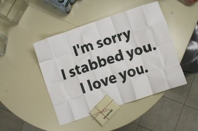 apology,  conceptual and  funny
