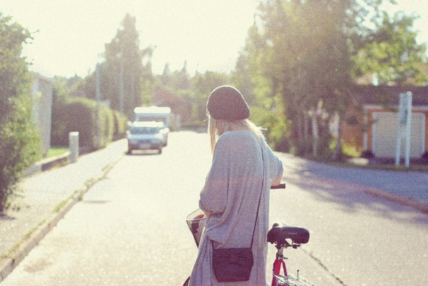 bike, fashion and girl
