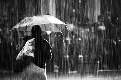 black and white umbrella photography. lack and white, girl,