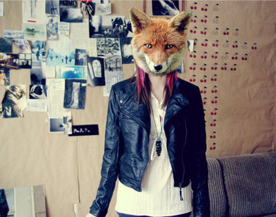 animal,  fox and  girl