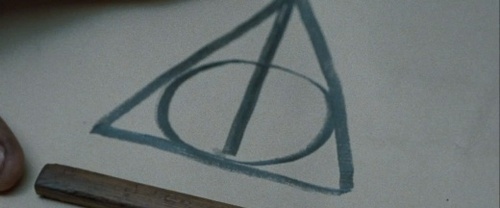 cute,  deathly hallows and  draw