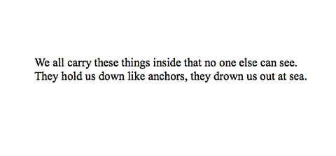 anchor,  feelings and  qoute